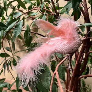 Charming Pink Holiday Ornaments